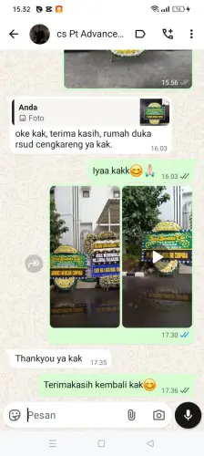 Testimonial Papan Bunga Pernikahan kudus