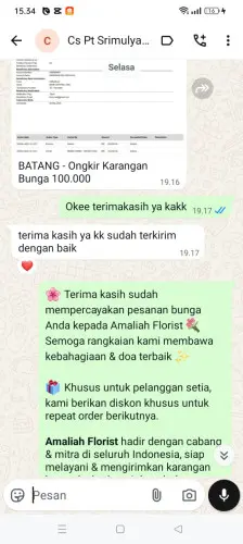 Testimonial Papan Bunga kudus