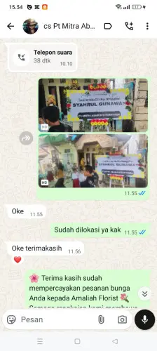 Testimonial Papan Bunga kudus