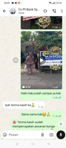 Testimonial Papan Bunga kudus